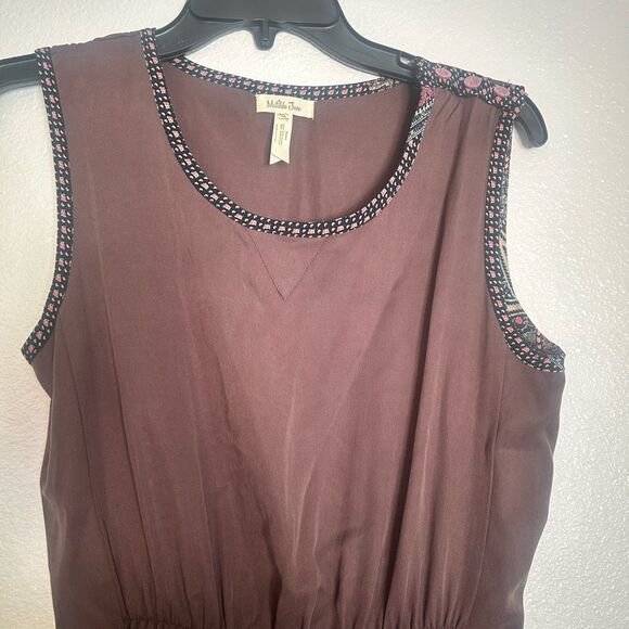 Matilda Jane Brown Pleated Sheath Dress - Picture 3 of 4